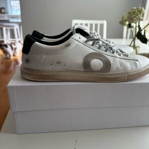 Oliver Cabell White and Black Sneakers